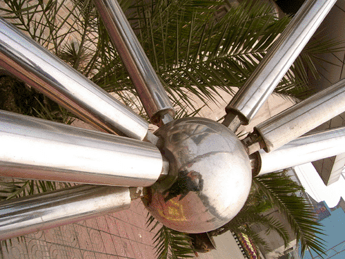 拉萨不锈钢螺栓球网架